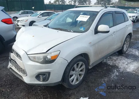 2014 Mitsubishi Outlander Sport Es z USA, uszkodzony, nr VIN 4A4AR3AU7EE023453
